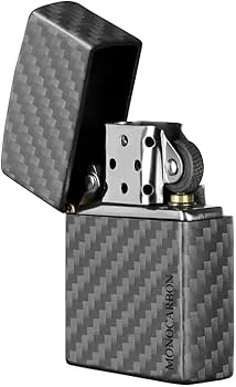 MONOCARBON Real Carbon Fiber Lighter Case [only Outside case] Slim